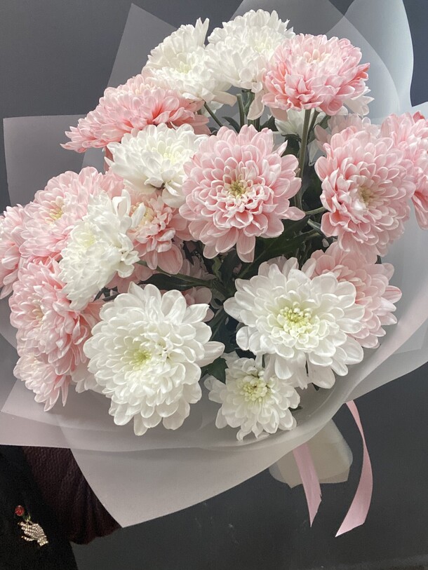 Букет нежный # 24, артикул F1266672 - 3500 рублей, доставка по городу. Flawery - доставка цветов