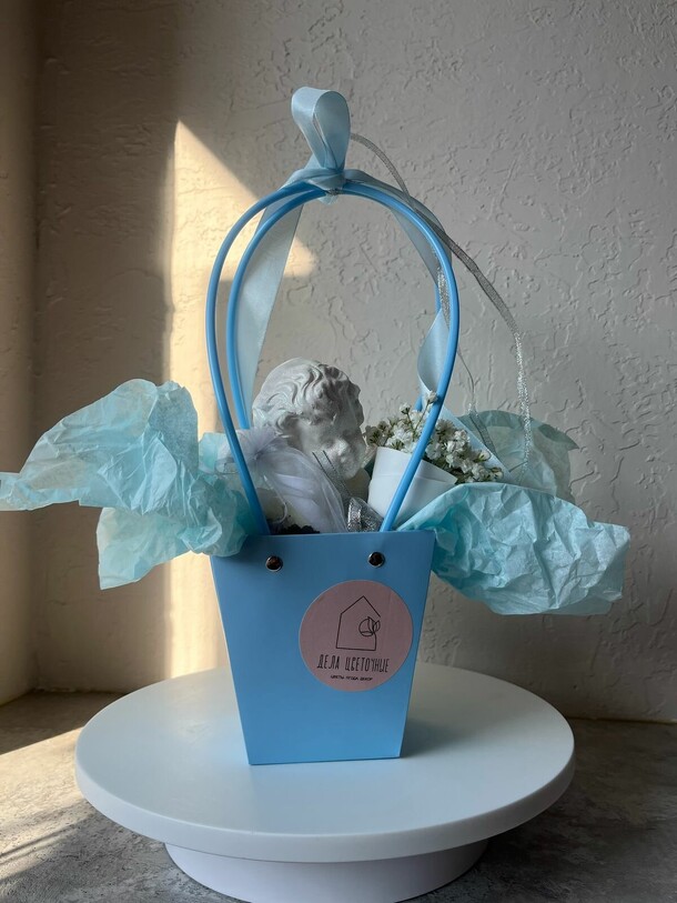 Набор "ангелок", артикул F1384419 - 1900 рублей, доставка по городу. Flawery - доставка цветов