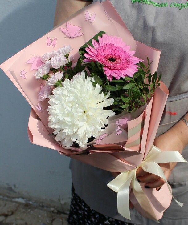 Розовое сияние, артикул F1313105 - 1881 рублей, доставка по городу. Flawery - доставка цветов