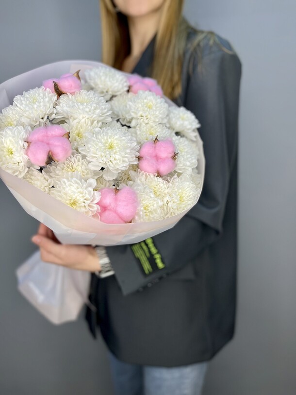 Воздушные хризантемы, артикул F1341659 - 2500 рублей, доставка по городу. Flawery - доставка цветов