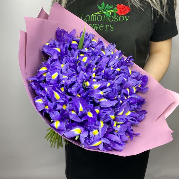49 изысканных ирисов, артикул F1255787 - 8091 рублей, доставка по городу. Flawery - доставка цветов