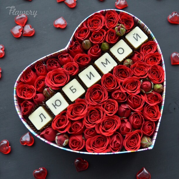 Настоящие чувства, артикул F18225 - 4991 рублей, доставка по городу. Flawery - доставка цветов