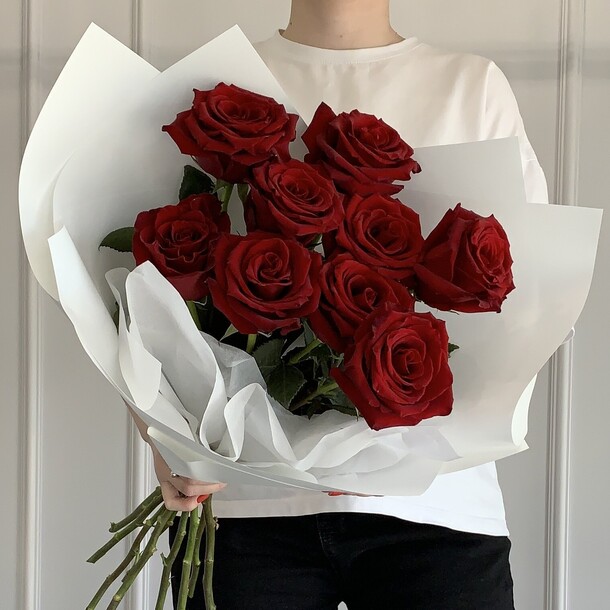 Букет «магия чувств» / красные розы, артикул F1269391 - 5000 рублей, доставка по городу. Flawery - доставка цветов