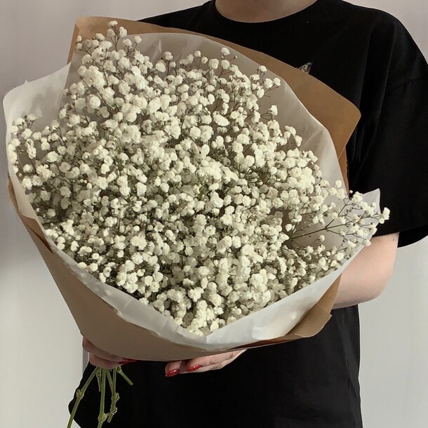 Белая гипсофила 🤍🌿, артикул F1365017 - 4500 рублей, доставка по городу. Flawery - доставка цветов