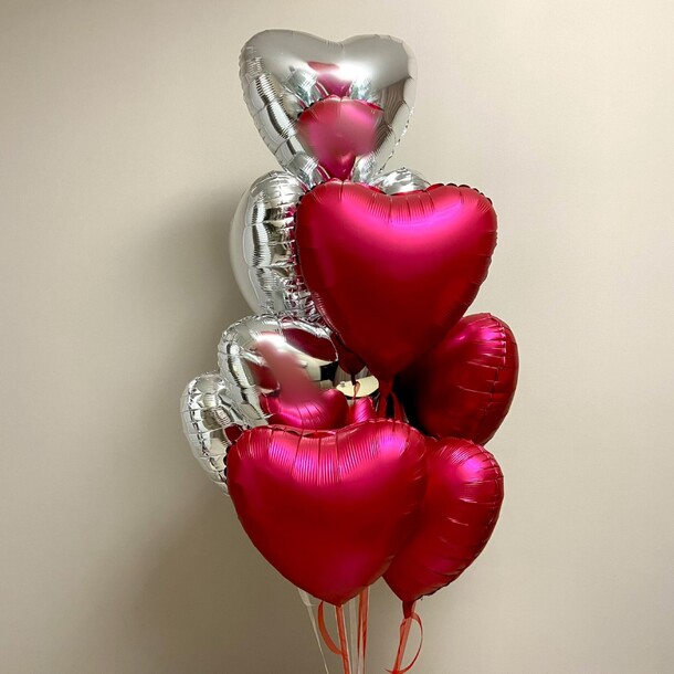 Воздушные шары «сердце», артикул F1258900 - 5455 рублей, доставка по городу. Flawery - доставка цветов