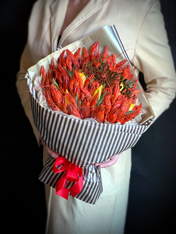 Букет из раков, артикул F1345809 - 7500 рублей, доставка по городу. Flawery - доставка цветов