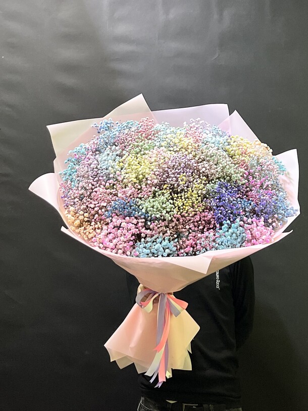 Гипсофила радужная, артикул F1264404 - 17000 рублей, доставка по городу. Flawery - доставка цветов