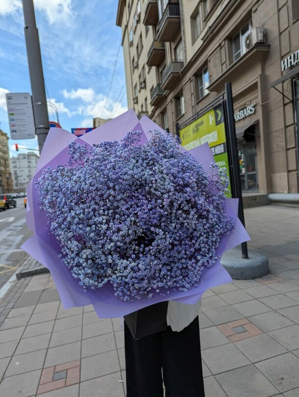 Огромный букет из гипсофил 🤩, артикул F1436641 - 10000 рублей, доставка по городу. Flawery - доставка цветов