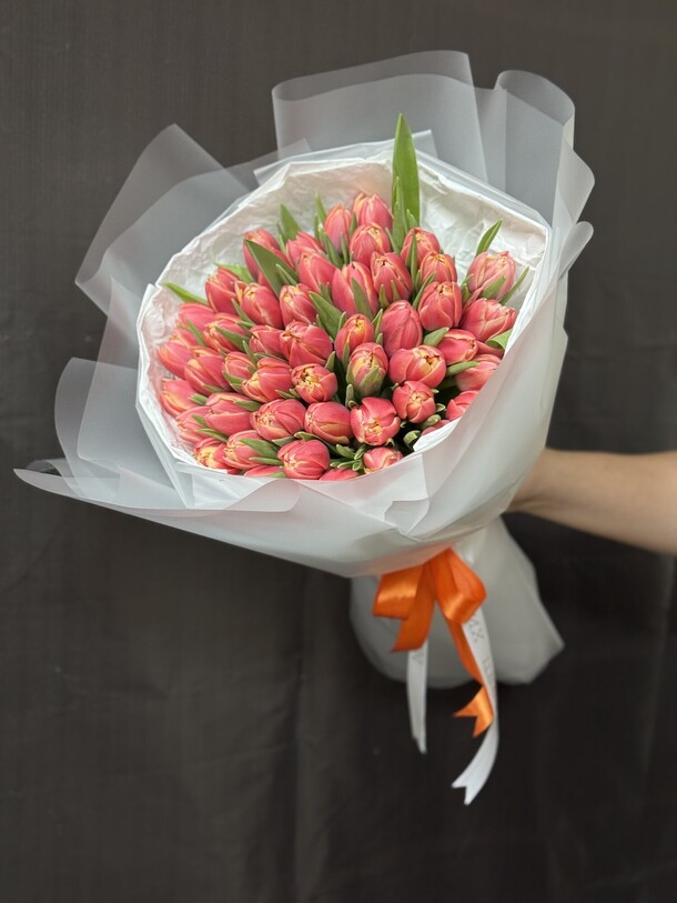 Тюльпаны премиум😍, артикул F1532999 - 13500 рублей, доставка по городу. Flawery - доставка цветов