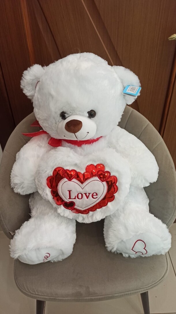 Медвежонок белоснежный, артикул F1311699 - 3200 рублей, доставка по городу. Flawery - доставка цветов