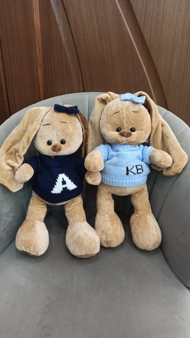 Зайчики, артикул F1311724 - 1450 рублей, доставка по городу. Flawery - доставка цветов