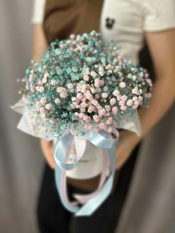 Композиция из гипсофилл, артикул F1449892 - 1898 рублей, доставка по городу. Flawery - доставка цветов