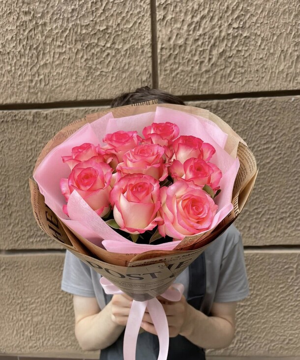 Букет из роз, артикул F1203791 - 3388 рублей, доставка по городу. Flawery - доставка цветов