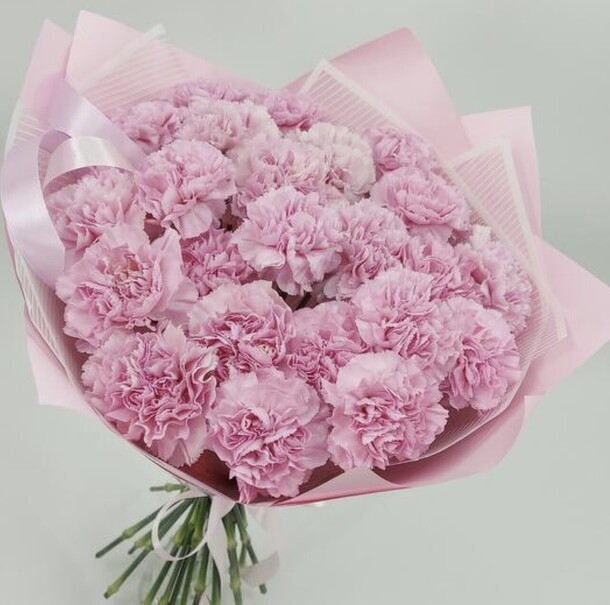 Букет диантус (гвоздика) розовая, артикул F1226182 - 5157 рублей, доставка по городу. Flawery - доставка цветов