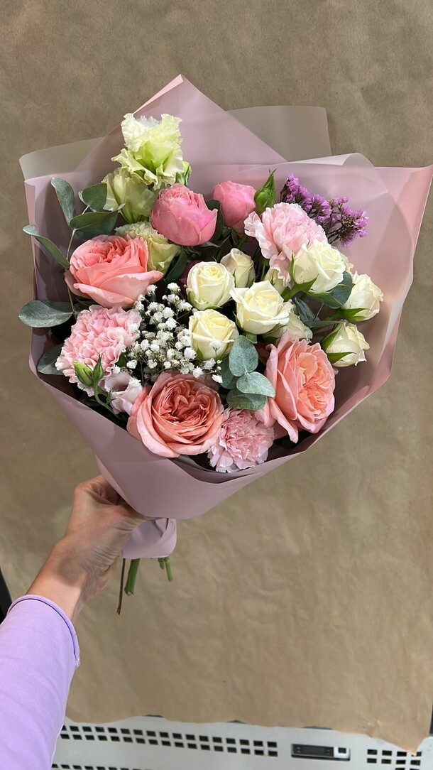 Букет 💐 райское утро, артикул F1217147 - 3500 рублей, доставка по городу. Flawery - доставка цветов