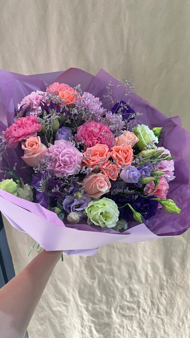 Букет летний сад, артикул F1217159 - 4500 рублей, доставка по городу. Flawery - доставка цветов