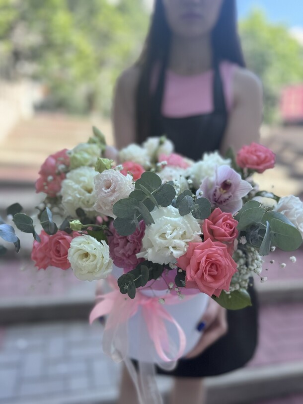 Коробка летний воздух, артикул F1293854 - 4000 рублей, доставка по городу. Flawery - доставка цветов