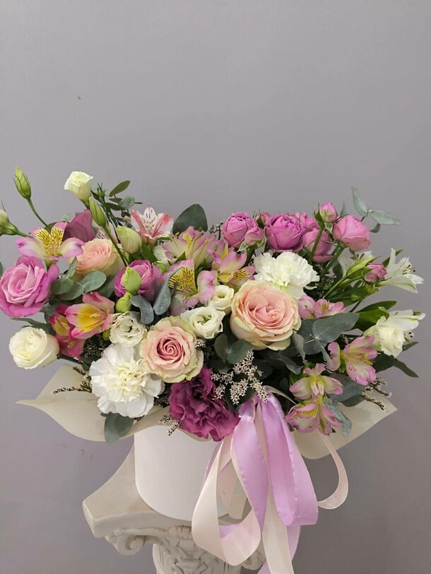 Композиция роскошь, артикул F1301305 - 7381 рублей, доставка по городу. Flawery - доставка цветов