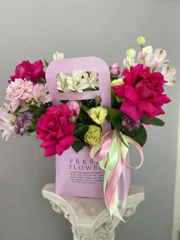 Летняя сумочка, артикул F1301316 - 5740 рублей, доставка по городу. Flawery - доставка цветов