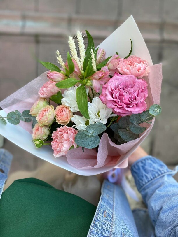 Деревенский мотив, артикул F1307276 - 4738 рублей, доставка по городу. Flawery - доставка цветов