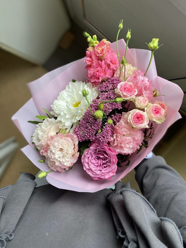 Розовое чудо, артикул F1308286 - 3335 рублей, доставка по городу. Flawery - доставка цветов