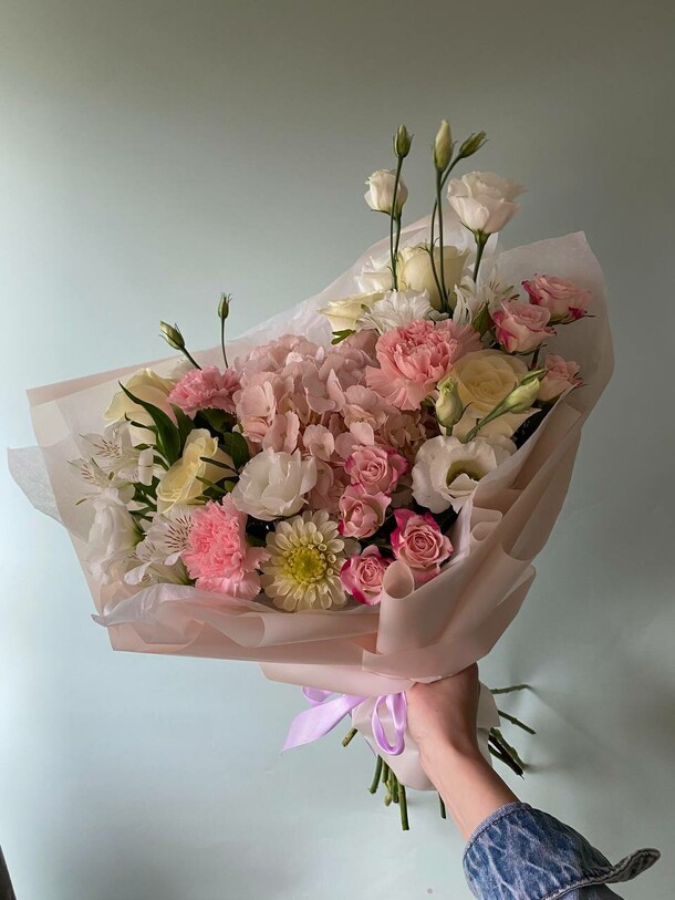 Розовая мания, артикул F1310591 - 5265 рублей, доставка по городу. Flawery - доставка цветов