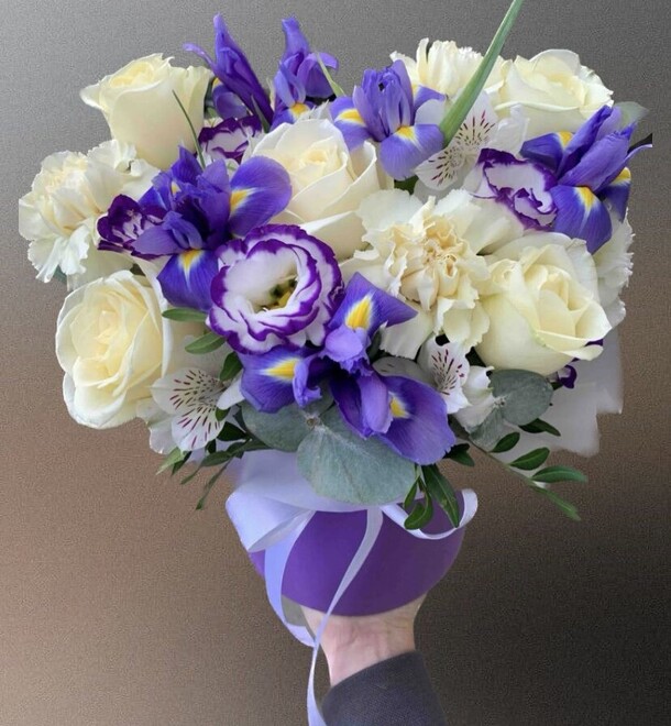 Лиловое сердце, артикул F1317713 - 5265 рублей, доставка по городу. Flawery - доставка цветов