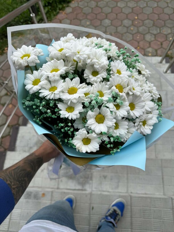 Прекрасные хризантемы, артикул F1323414 - 3509 рублей, доставка по городу. Flawery - доставка цветов