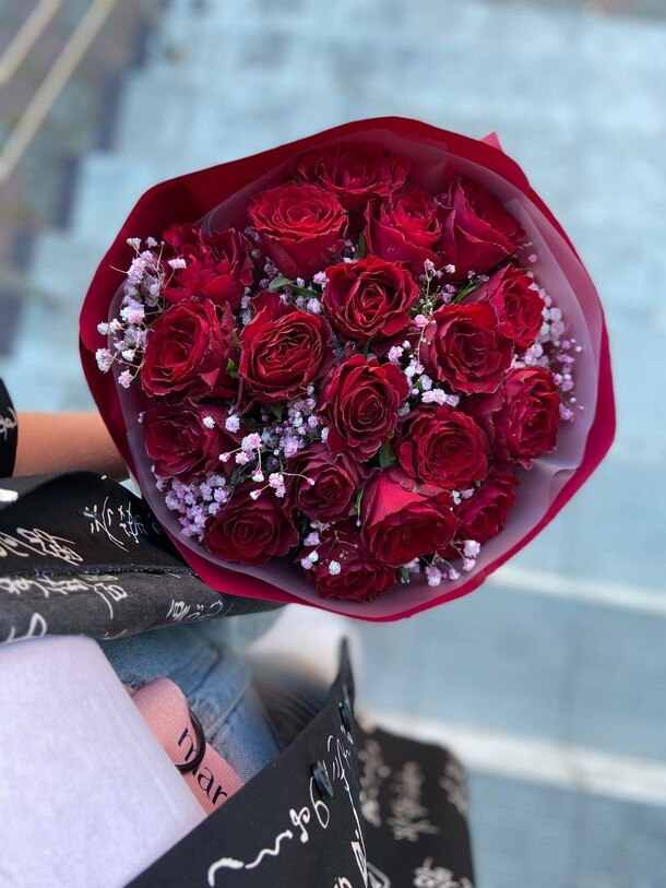 Розочки, артикул F1326077 - 4126 рублей, доставка по городу. Flawery - доставка цветов