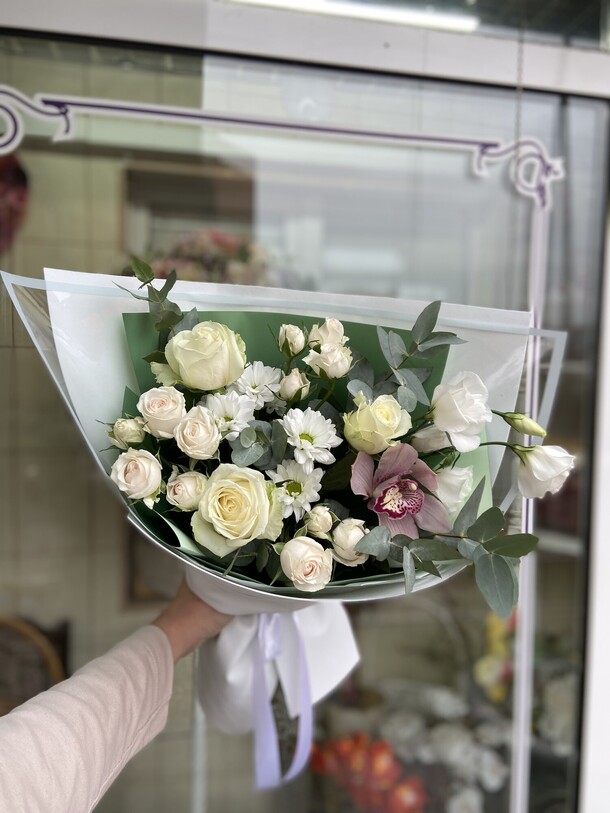 Белое золото, артикул F1334567 - 5265 рублей, доставка по городу. Flawery - доставка цветов