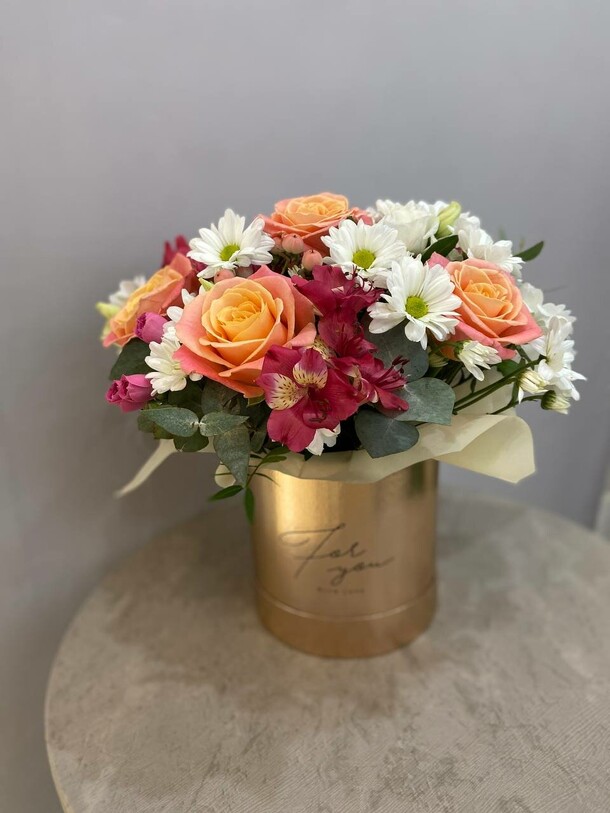 Композиция утро, артикул F1336820 - 4417 рублей, доставка по городу. Flawery - доставка цветов