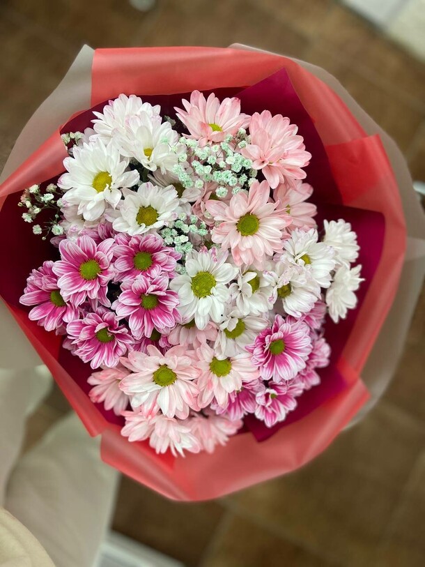 Хризантемы, артикул F1340005 - 4571 рублей, доставка по городу. Flawery - доставка цветов