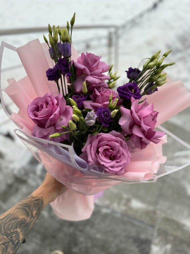 Букет для мамы, артикул F1344589 - 4147 рублей, доставка по городу. Flawery - доставка цветов