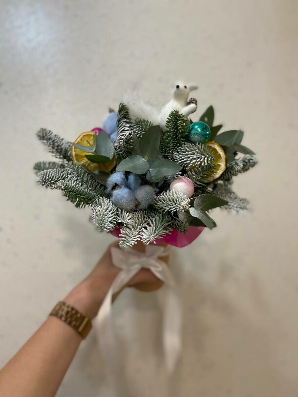 Зимний стаканчик, артикул F1356422 - 2074 рублей, доставка по городу. Flawery - доставка цветов