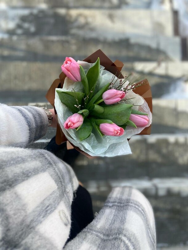 Тюльпаны, артикул F1375125 - 1890 рублей, доставка по городу. Flawery - доставка цветов