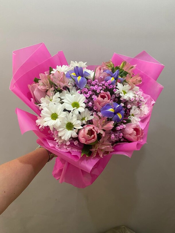 Розовая мания, артикул F1383150 - 3500 рублей, доставка по городу. Flawery - доставка цветов