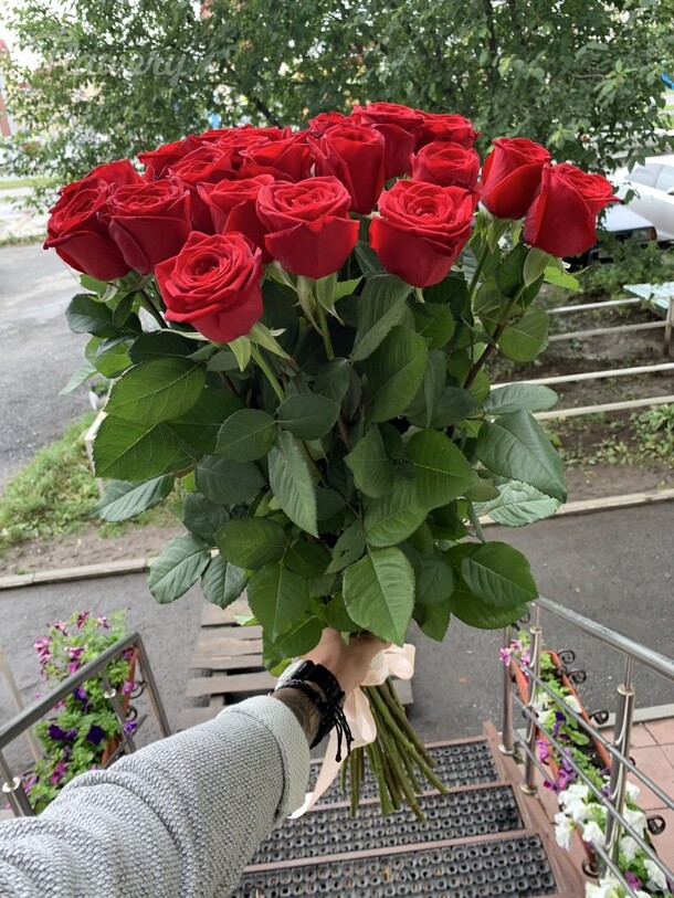 Элитные розы, артикул F45844 - 5522 рублей, доставка по городу. Flawery - доставка цветов