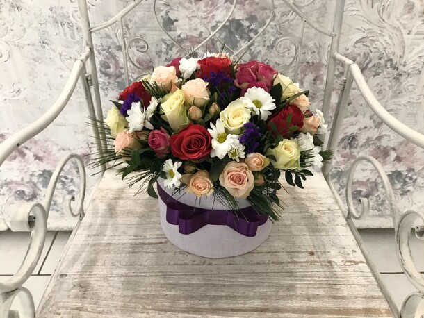 Композиция «для неё», артикул F58037 - 7352 рублей, доставка по городу. Flawery - доставка цветов