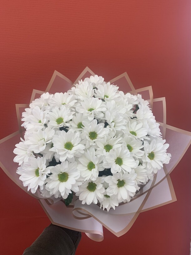 Букет из хризантем, артикул F1271568 - 3500 рублей, доставка по городу. Flawery - доставка цветов