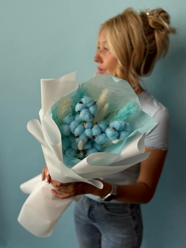 Букет из сухоцветов №1, артикул F1434937 - 5190 рублей, доставка по городу. Flawery - доставка цветов