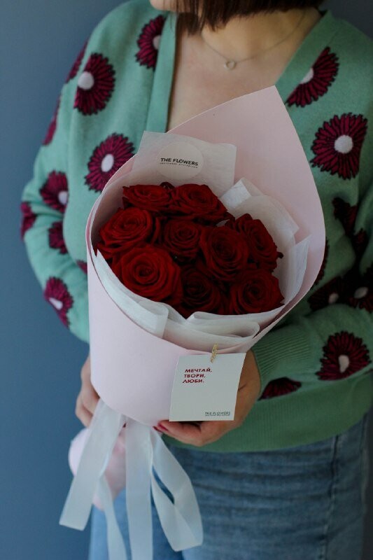 Rose diamond 9, артикул F1276903 - 2350 рублей, доставка по городу. Flawery - доставка цветов