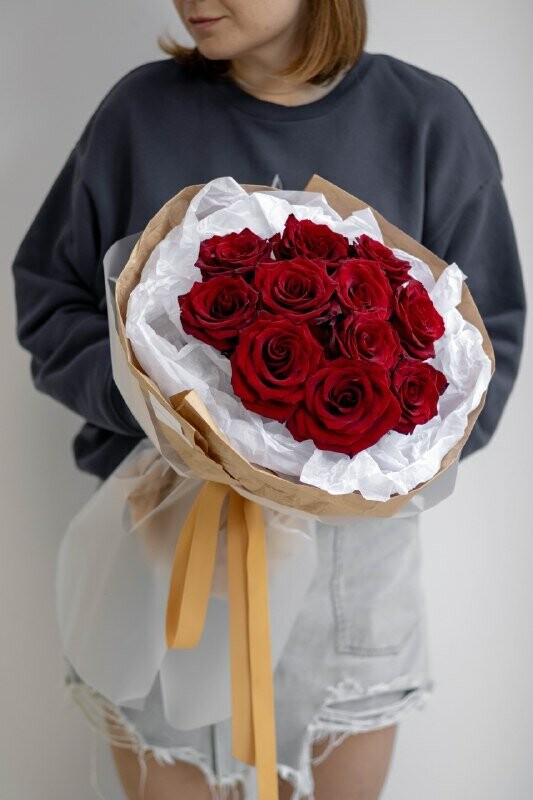 Монобукет "ретро романтика", артикул F1452457 - 5800 рублей, доставка по городу. Flawery - доставка цветов