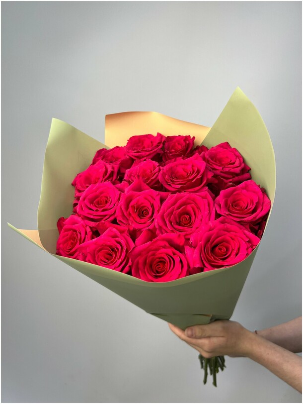 Роза эквадор розовая, артикул F1283884 - 6710 рублей, доставка по городу. Flawery - доставка цветов