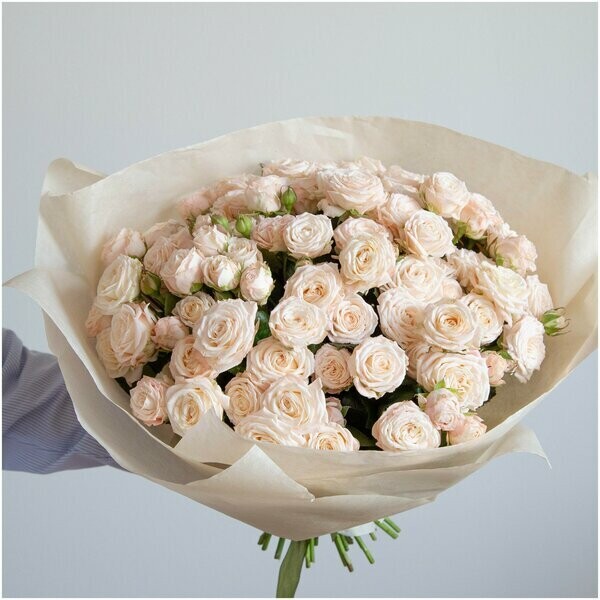 Роза пионовидная кустовая, артикул F1298988 - 8690 рублей, доставка по городу. Flawery - доставка цветов