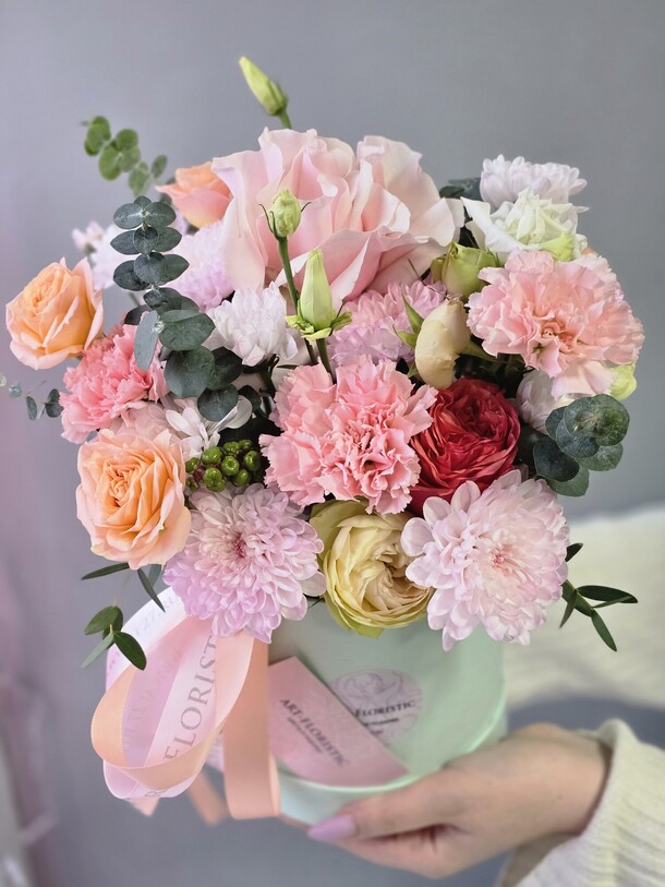 Композиция "ариадна", артикул F1323631 - 6200 рублей, доставка по городу. Flawery - доставка цветов