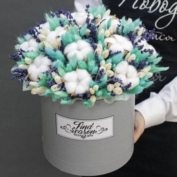 Букет сухоцветов «облачный атлас», артикул F1286539 - 24743 рублей, доставка по городу. Flawery - доставка цветов