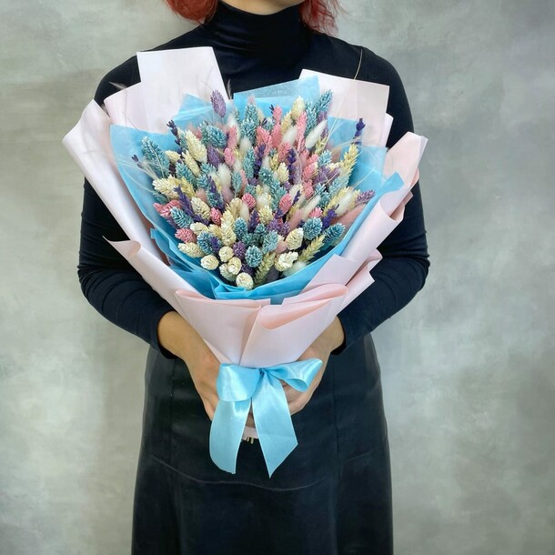 Букет сухоцветов, артикул F1288400 - 14056 рублей, доставка по городу. Flawery - доставка цветов