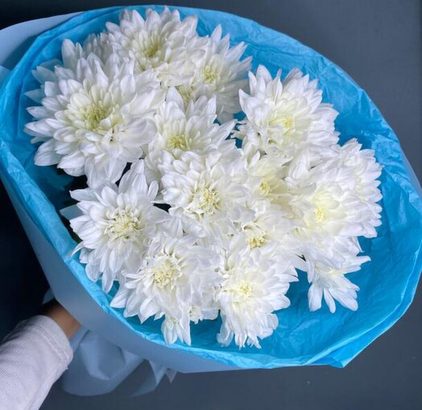 Букет облако хризантем, артикул F1304017 - 3570 рублей, доставка по городу. Flawery - доставка цветов