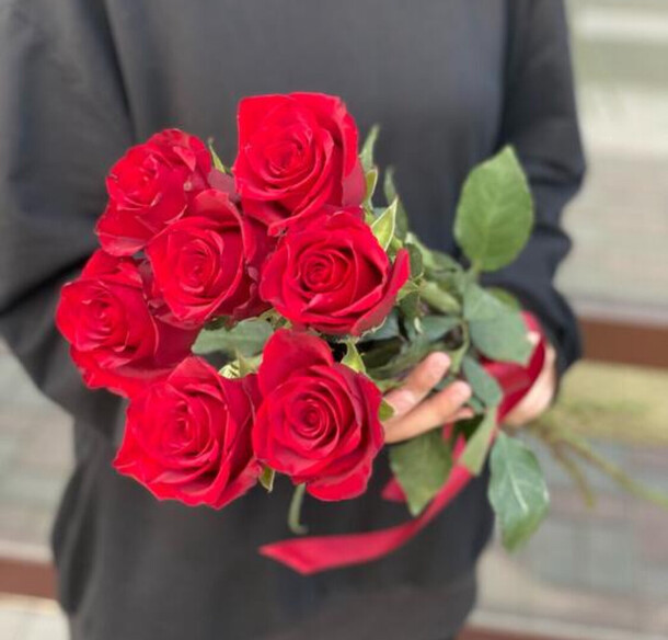 Красные розы эквадор, артикул F1327204 - 5145 рублей, доставка по городу. Flawery - доставка цветов