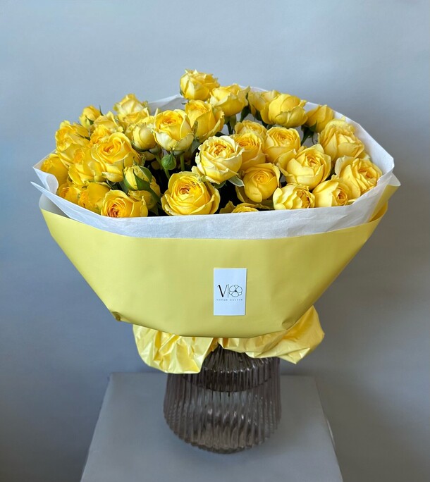 Желтое счастье, артикул F1289707 - 18740 рублей, доставка по городу. Flawery - доставка цветов